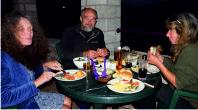Eating with your hosts