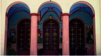 Three-arched forecourt