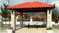 Stone gazebo