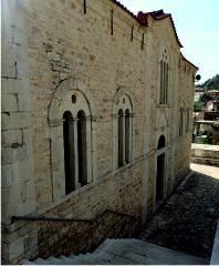 Steps to the church