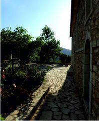 Church courtyard