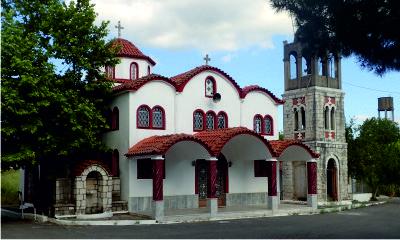 Church courtyard
