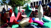 Bright cushions