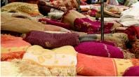 Colourful fabrics