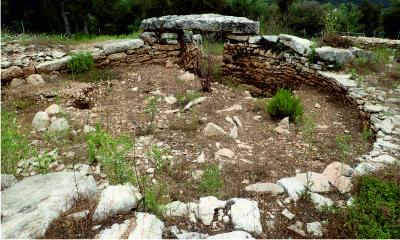 Tholos II after excavation