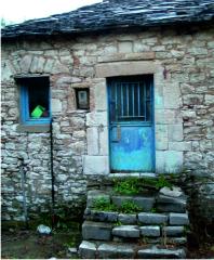 Blue windows and doors