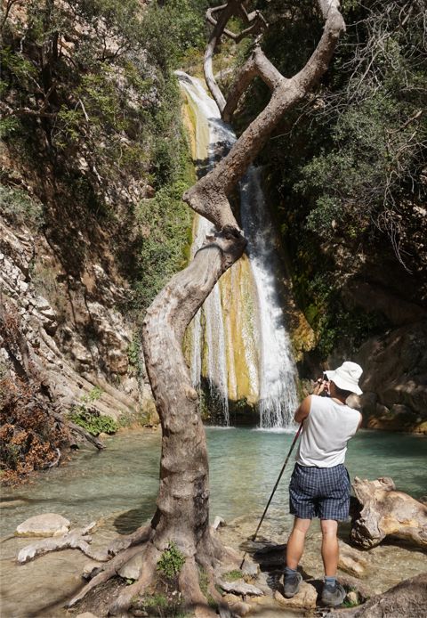 Neda waterfalls walk