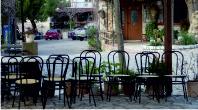 Chairs on a terrace